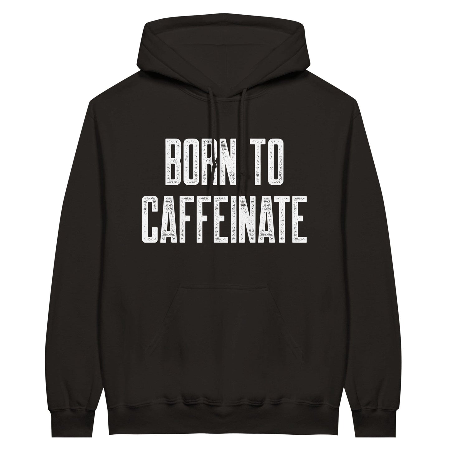 Good Bean Gifts "Born to Caffeinate" - Unisex Pullover Hoodie Black / M
