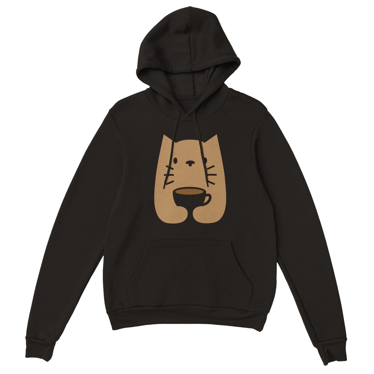 Good Bean Gifts Cats and Coffee? -Classic Unisex Pullover Hoodie Black / S