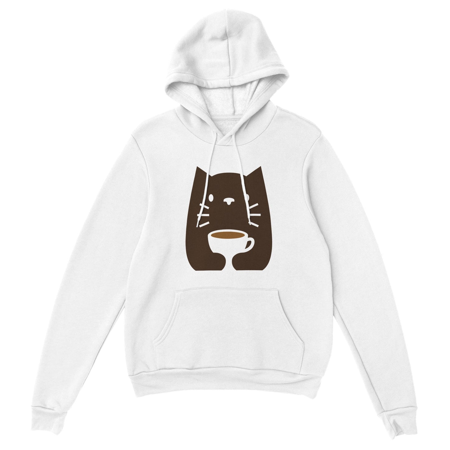 Good Bean Gifts Cats and Coffee? -Classic Unisex Pullover Hoodie White / M