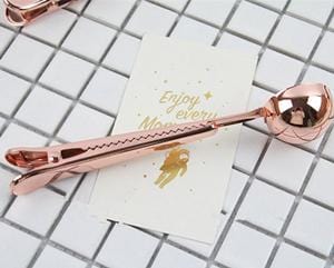 Good Bean Gifts Coffee Clip Spoon Rose gold