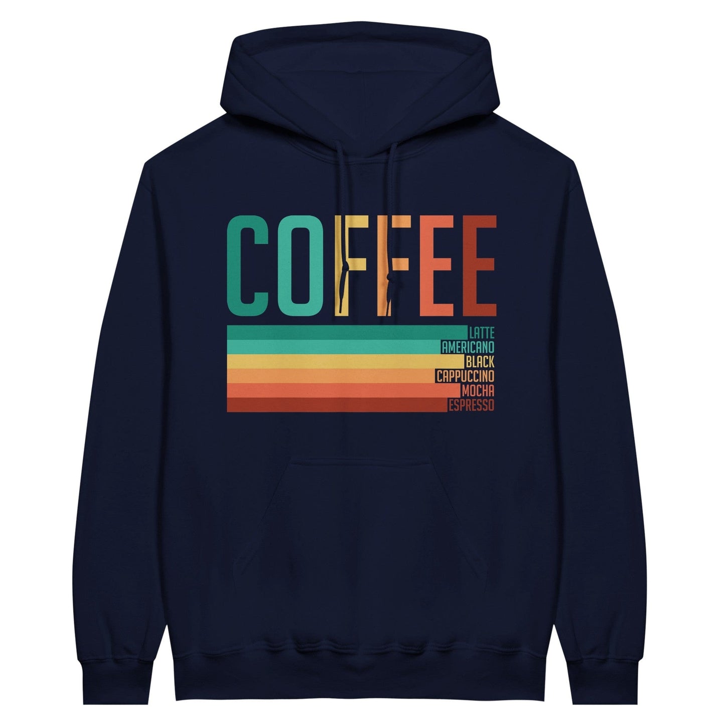 Good Bean Gifts "Coffee Connoisseur" - Classic Unisex Pullover Hoodie S / Navy