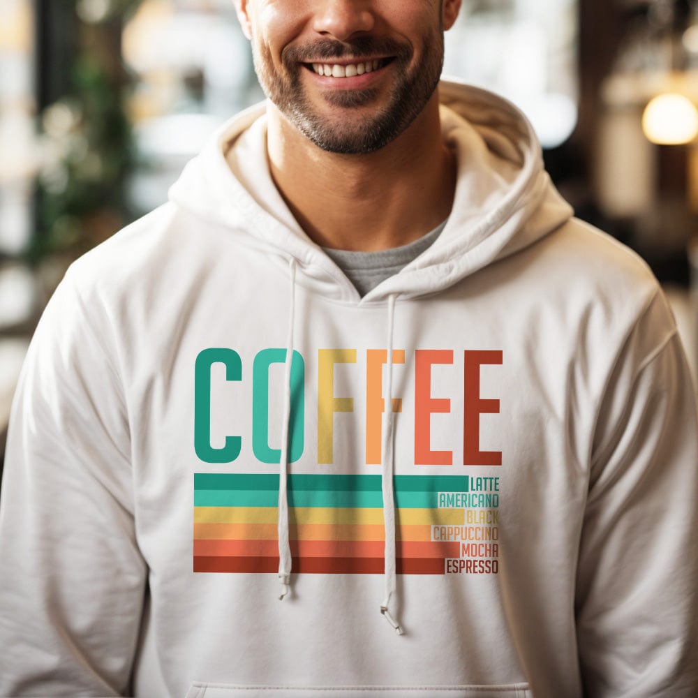 Good Bean Gifts "Coffee Connoisseur" - Classic Unisex Pullover Hoodie White / S