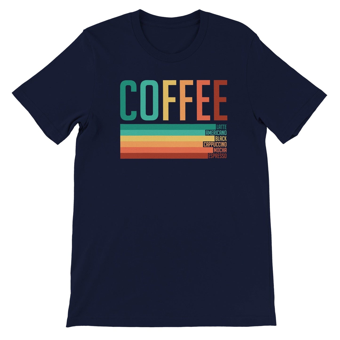 Good Bean Gifts "Coffee Connoisseur" - Unisex Crewneck T-shirt Navy / S