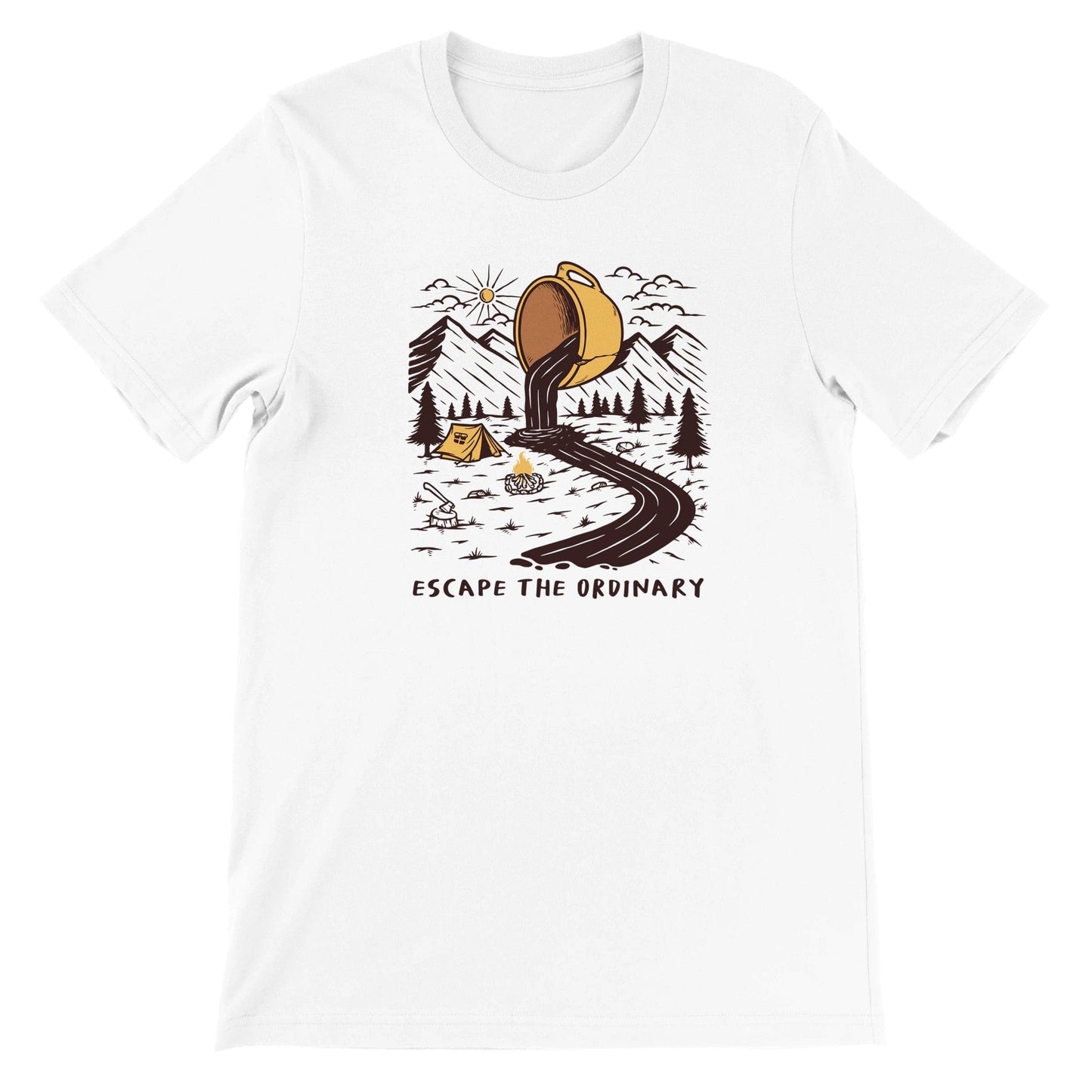 Good Bean Gifts Coffee, Escape the Ordinary - Crewneck T-shirt