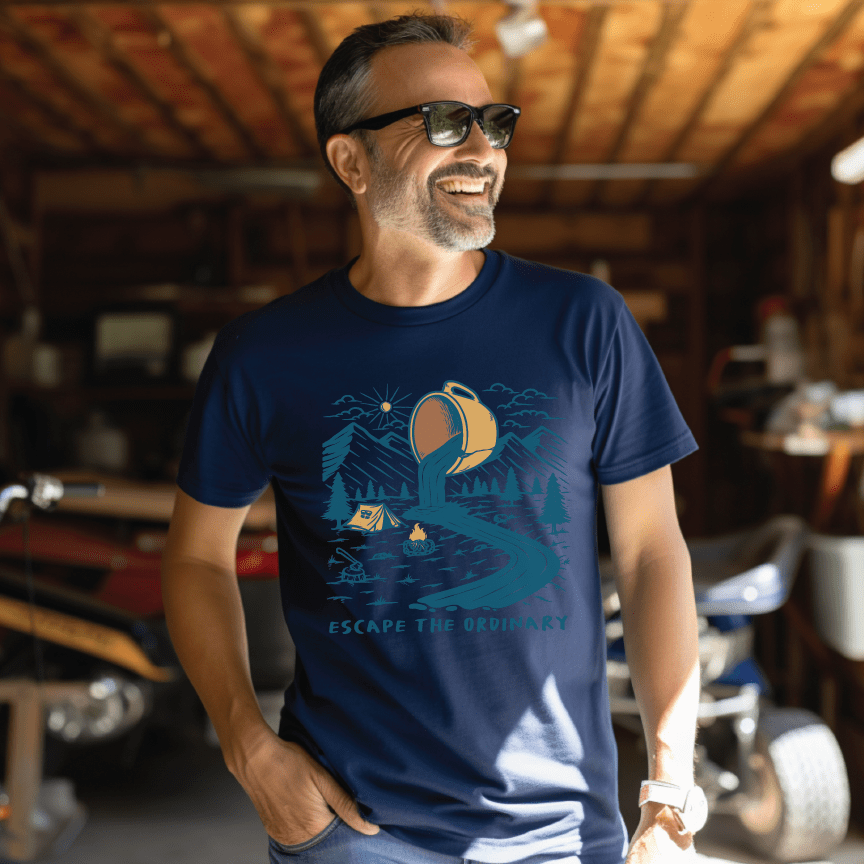 Good Bean Gifts Coffee, Escape the Ordinary - Crewneck T-shirt