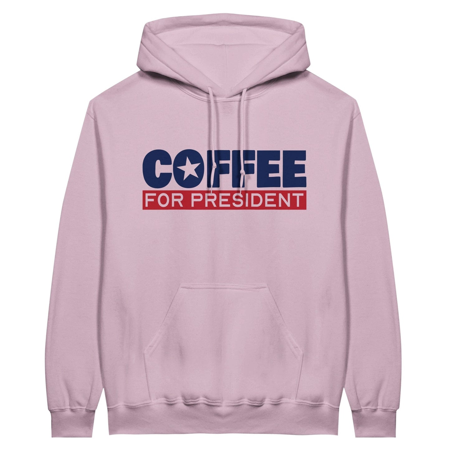Good Bean Gifts "Coffee For President" -Classic Unisex Pullover Hoodie Light Pink / S