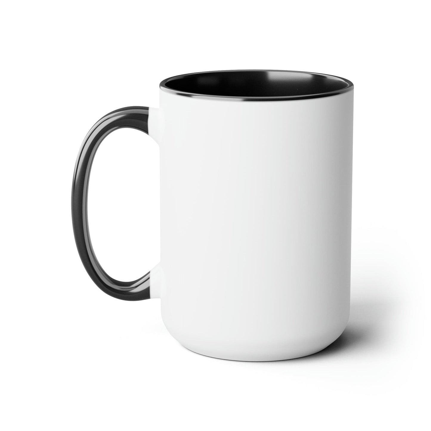 Good Bean Gifts "Coffee Freak" Two-Tone Coffee Mugs, 15oz