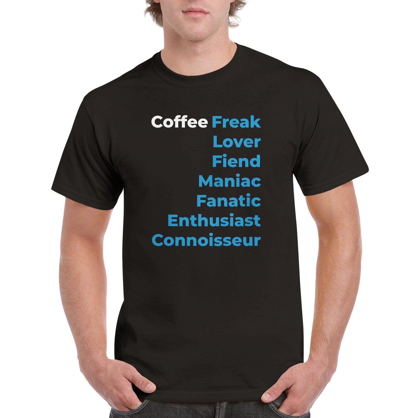 Good Bean Gifts Coffee Freak - Unisex Crewneck T-shirt Black / S