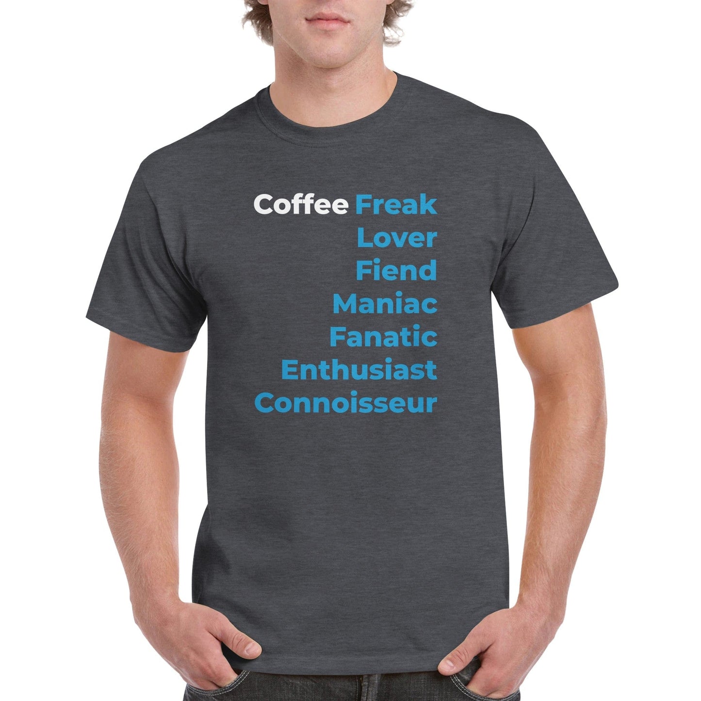 Good Bean Gifts Coffee Freak - Unisex Crewneck T-shirt Dark Heather / S
