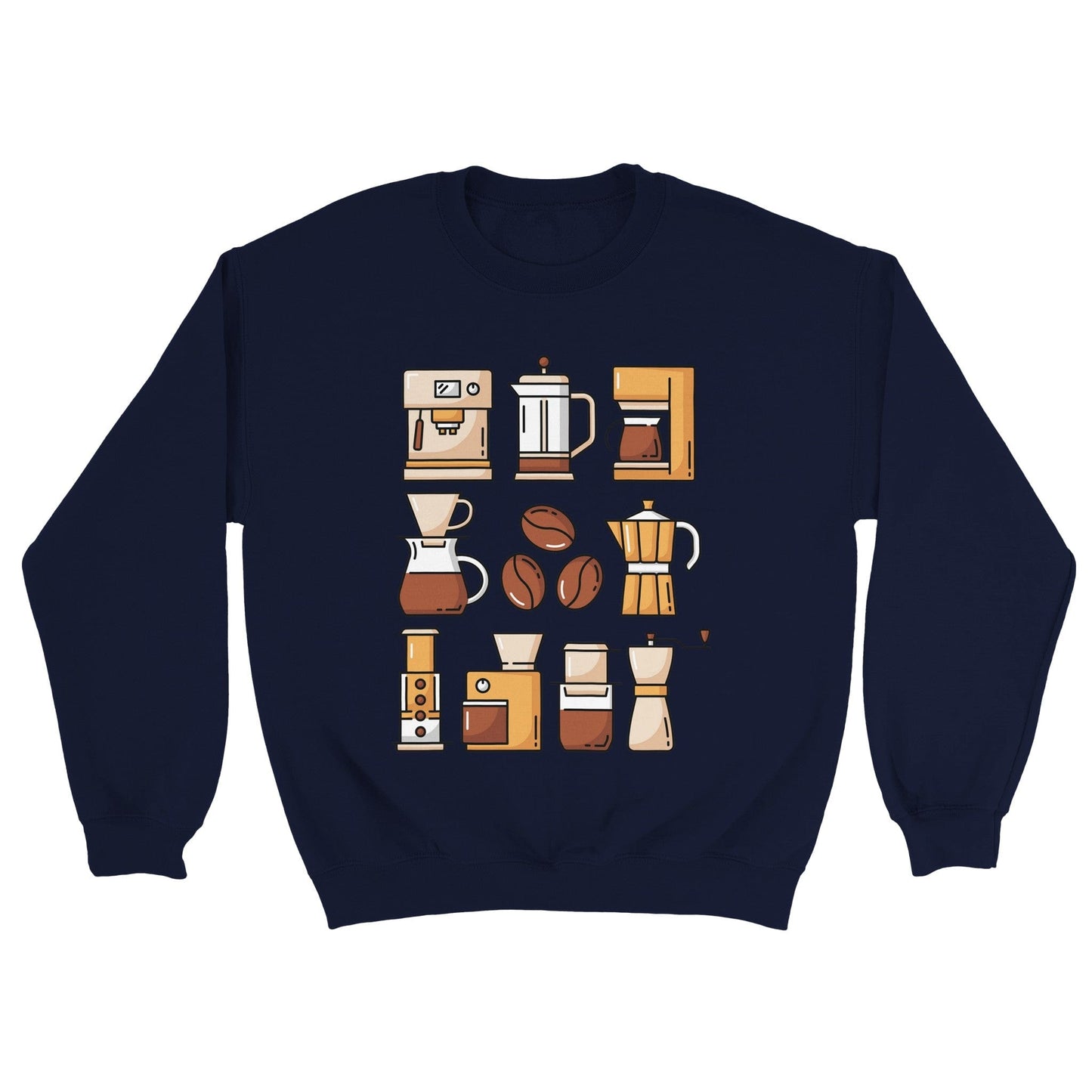 Good Bean Gifts "Coffee Gear" - Classic Unisex Crewneck Sweatshirt Navy / S