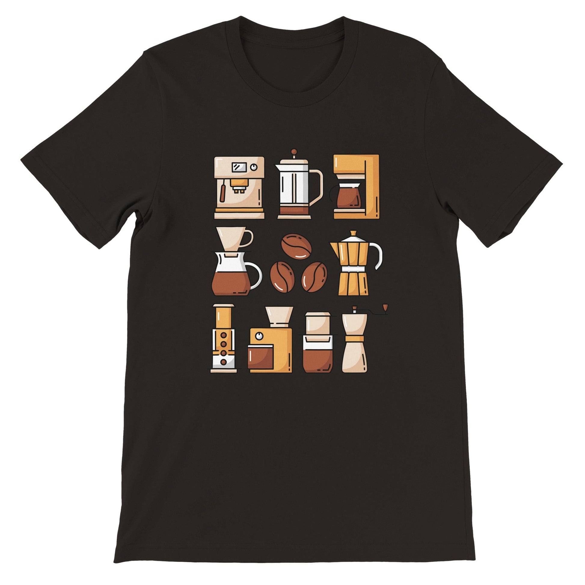 Good Bean Gifts Coffee Gear -  Crewneck T-shirt Black / S