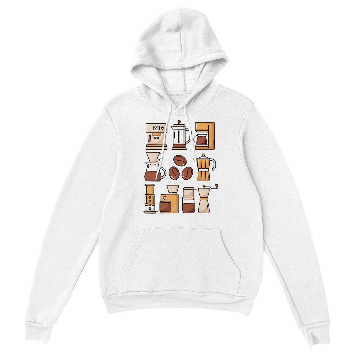 Good Bean Gifts Coffee Gear - Unisex Pullover Hoodie White / S