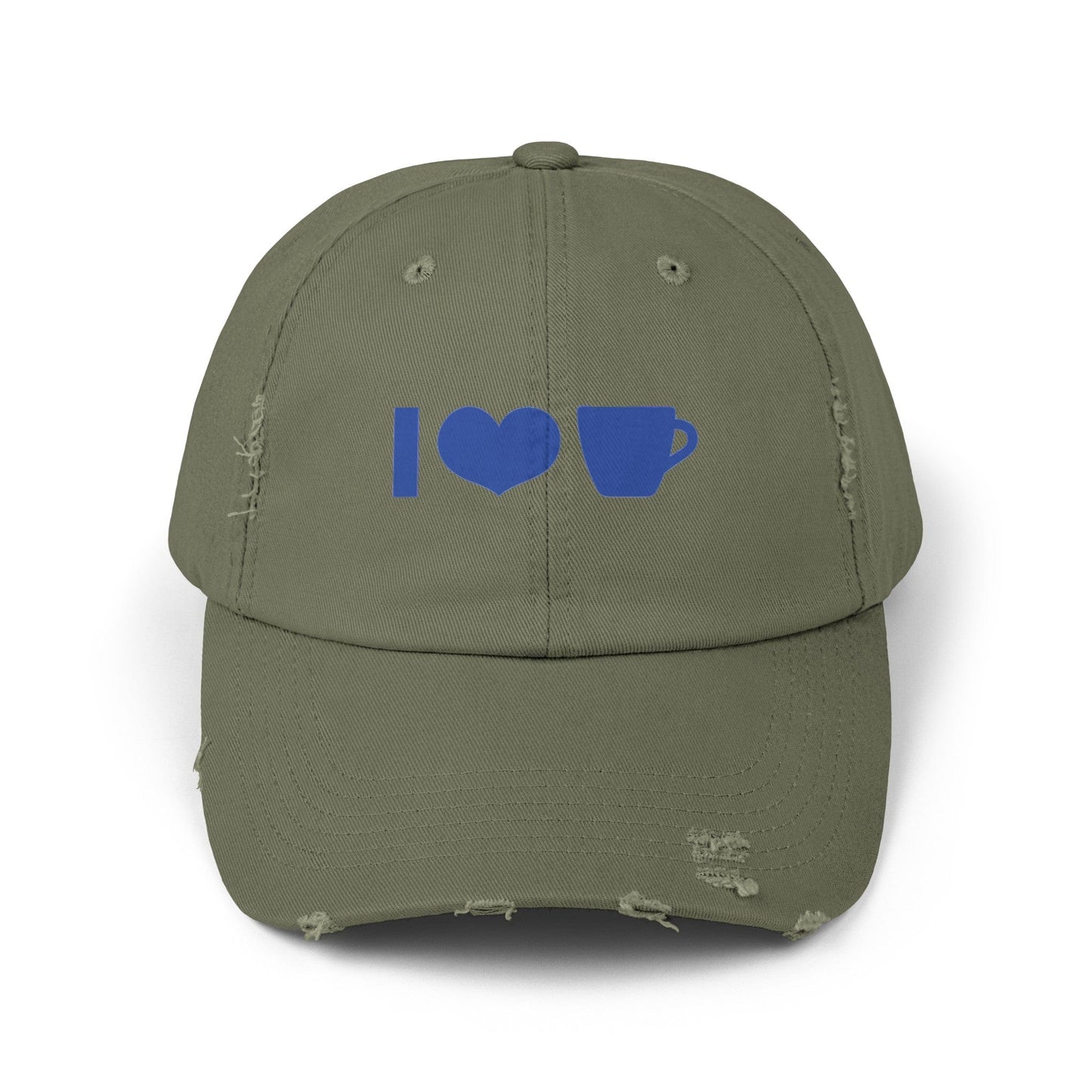 Good Bean Gifts Coffee Icon Unisex Distressed Cap