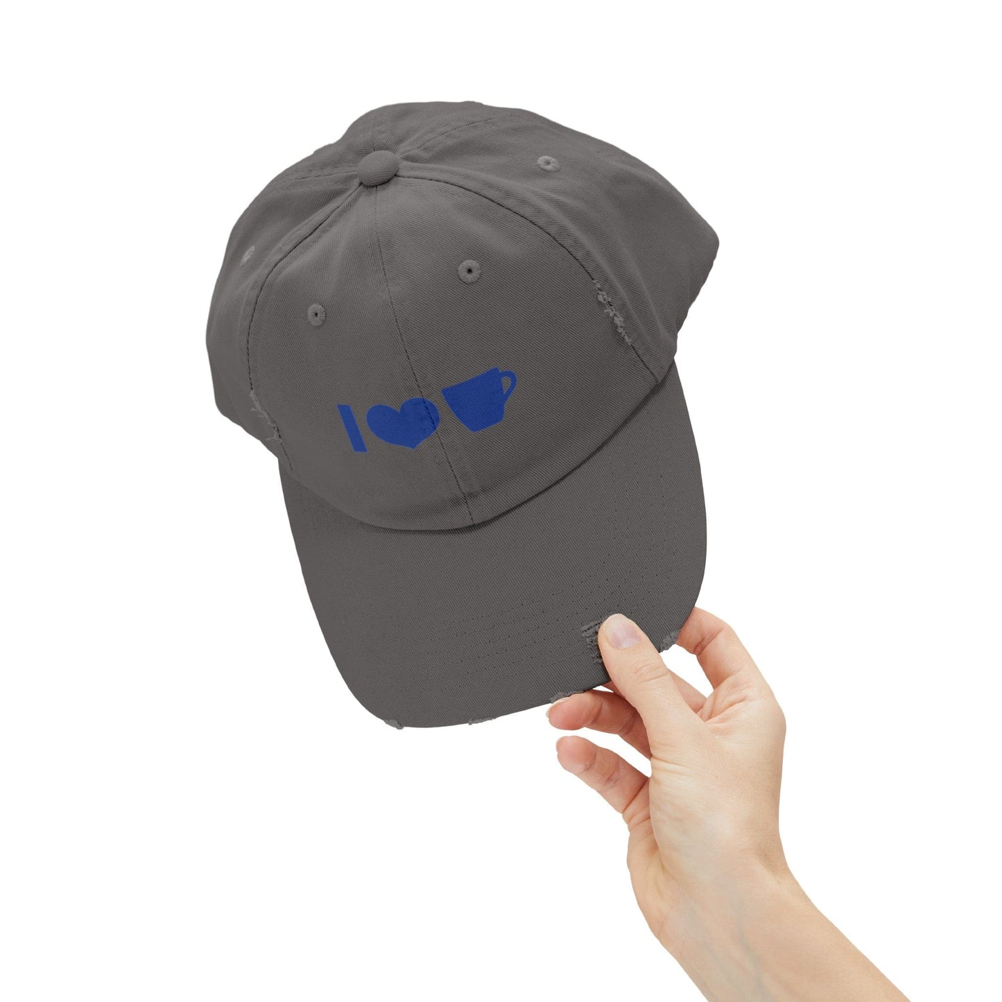 Good Bean Gifts Coffee Icon Unisex Distressed Cap