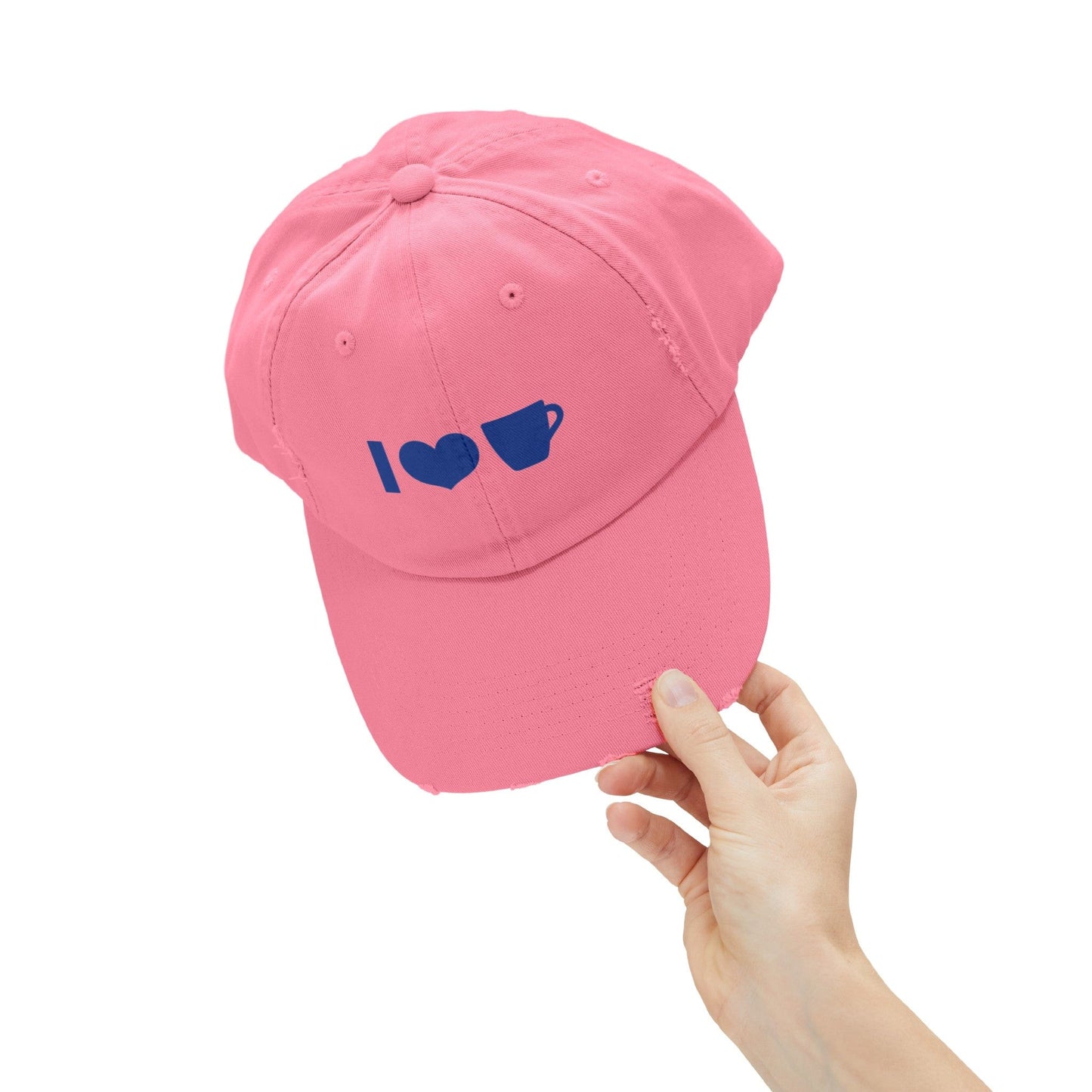 Good Bean Gifts Coffee Icon Unisex Distressed Cap