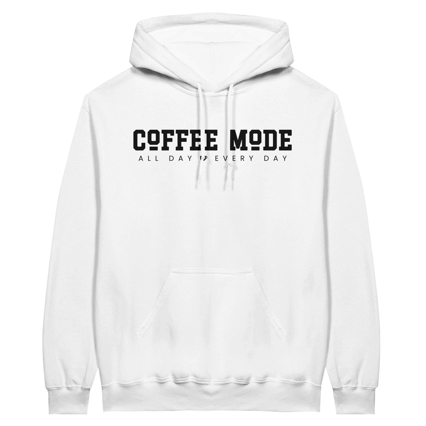 Good Bean Gifts "Coffee Mode" - Unisex Pullover Hoodie White / M