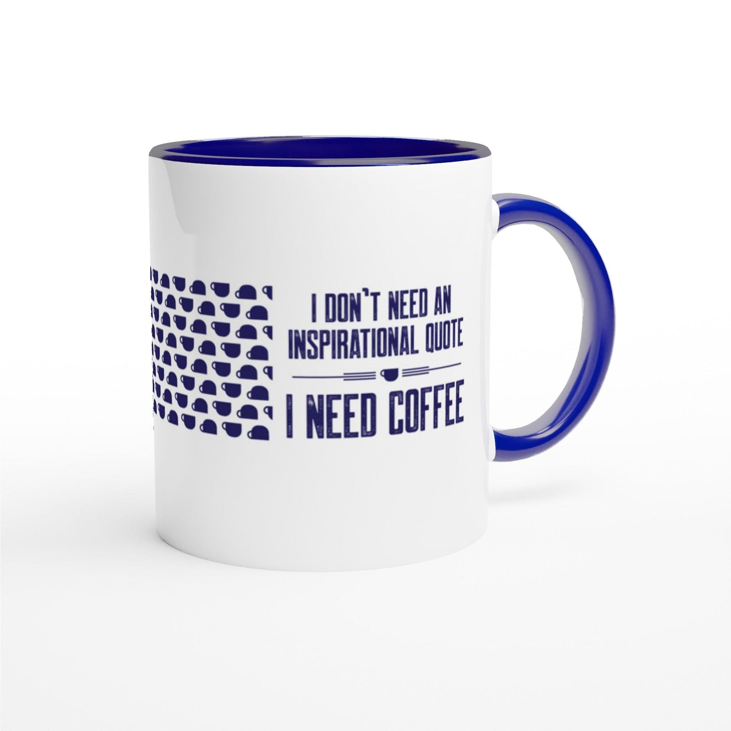 Good Bean Gifts "Coffee Not Quotes" (Coffee Bean accent) White 11oz