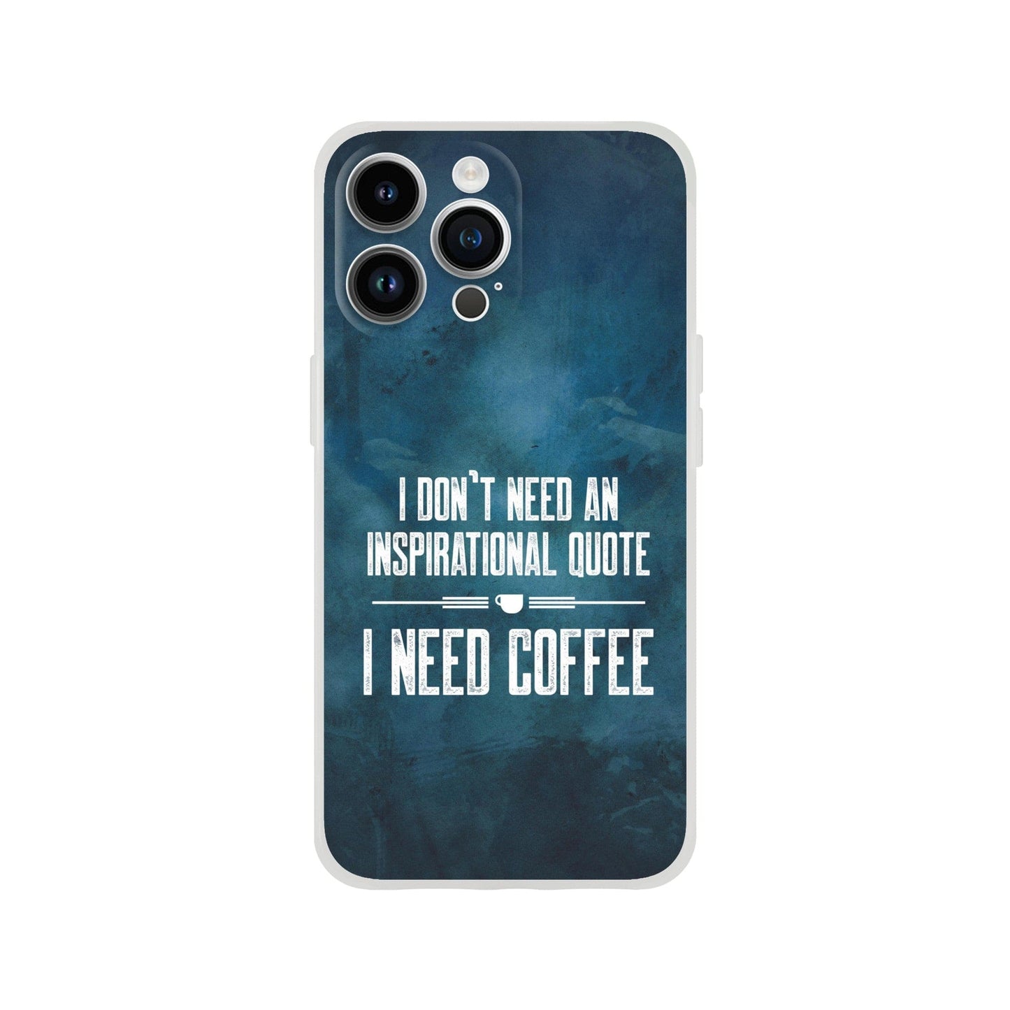 Good Bean Gifts "Coffee not Quotes" Flexi Cell Phone Case iPhone 14 Pro Max