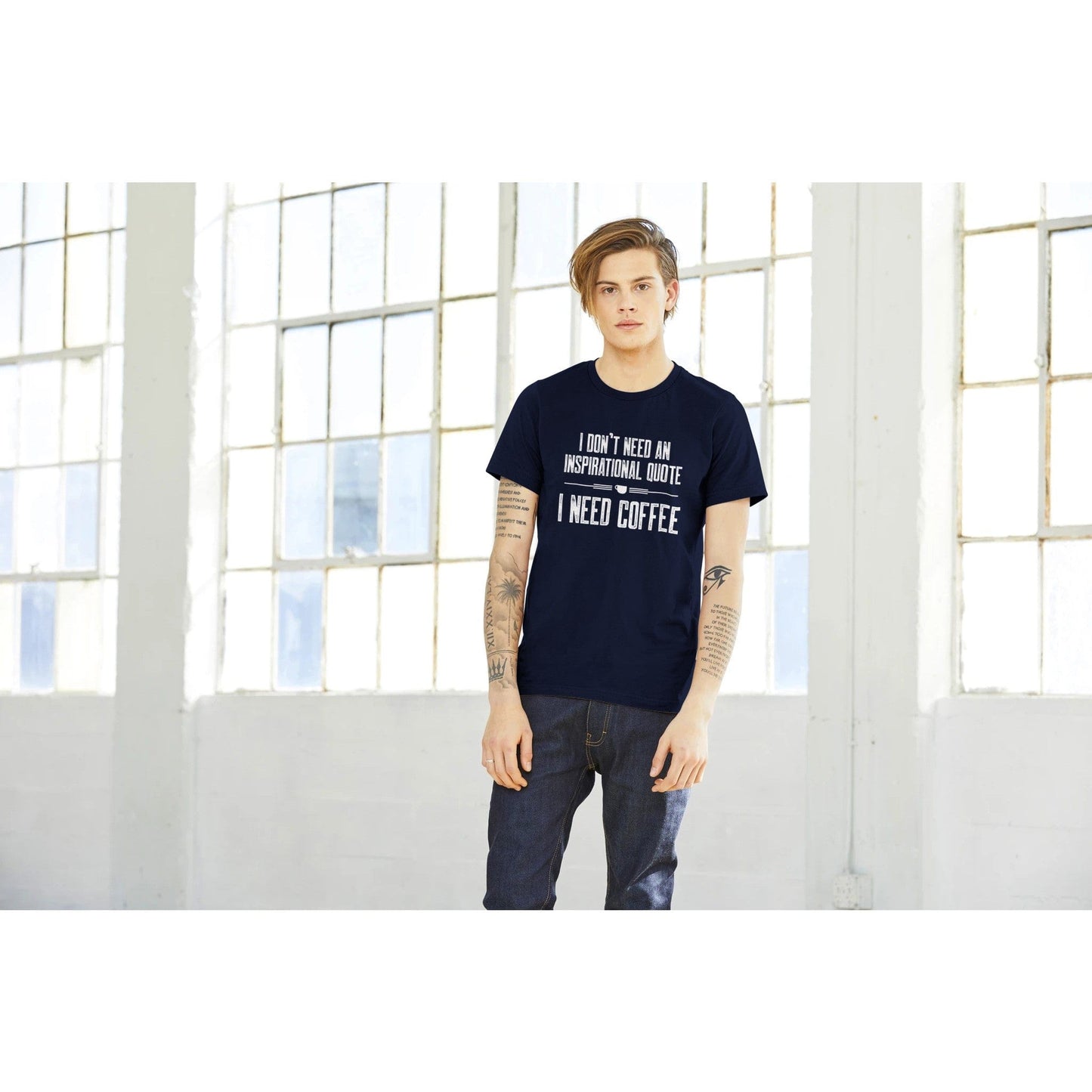 Good Bean Gifts Coffee not Quotes - Premium Crewneck T-shirt