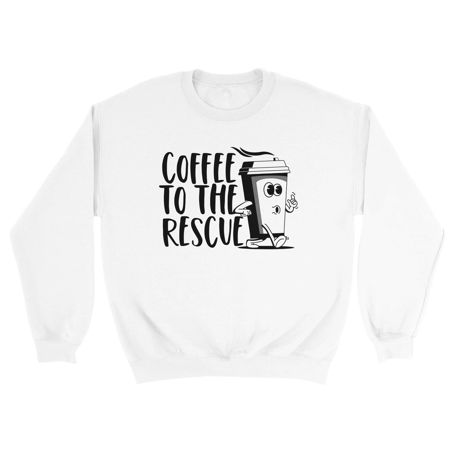 Good Bean Gifts Coffee To The Rescue - ALT design - Unisex Crewneck Sweatshirt