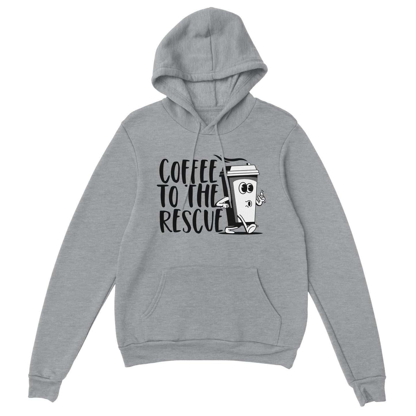 Good Bean Gifts Coffee To The Rescue - ALT design - Unisex Pullover Hoodie Sports Grey / S