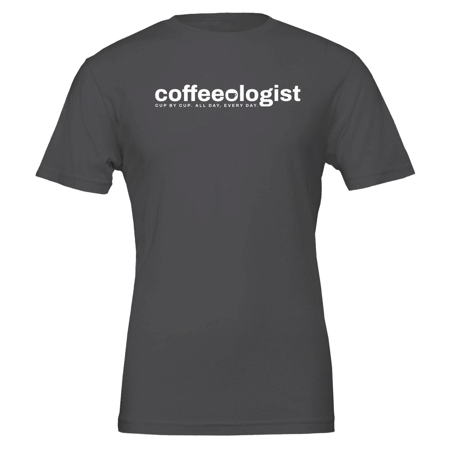 Good Bean Gifts "Coffeeologist" T-Shirt – Cup by Cup, All Day Every Day