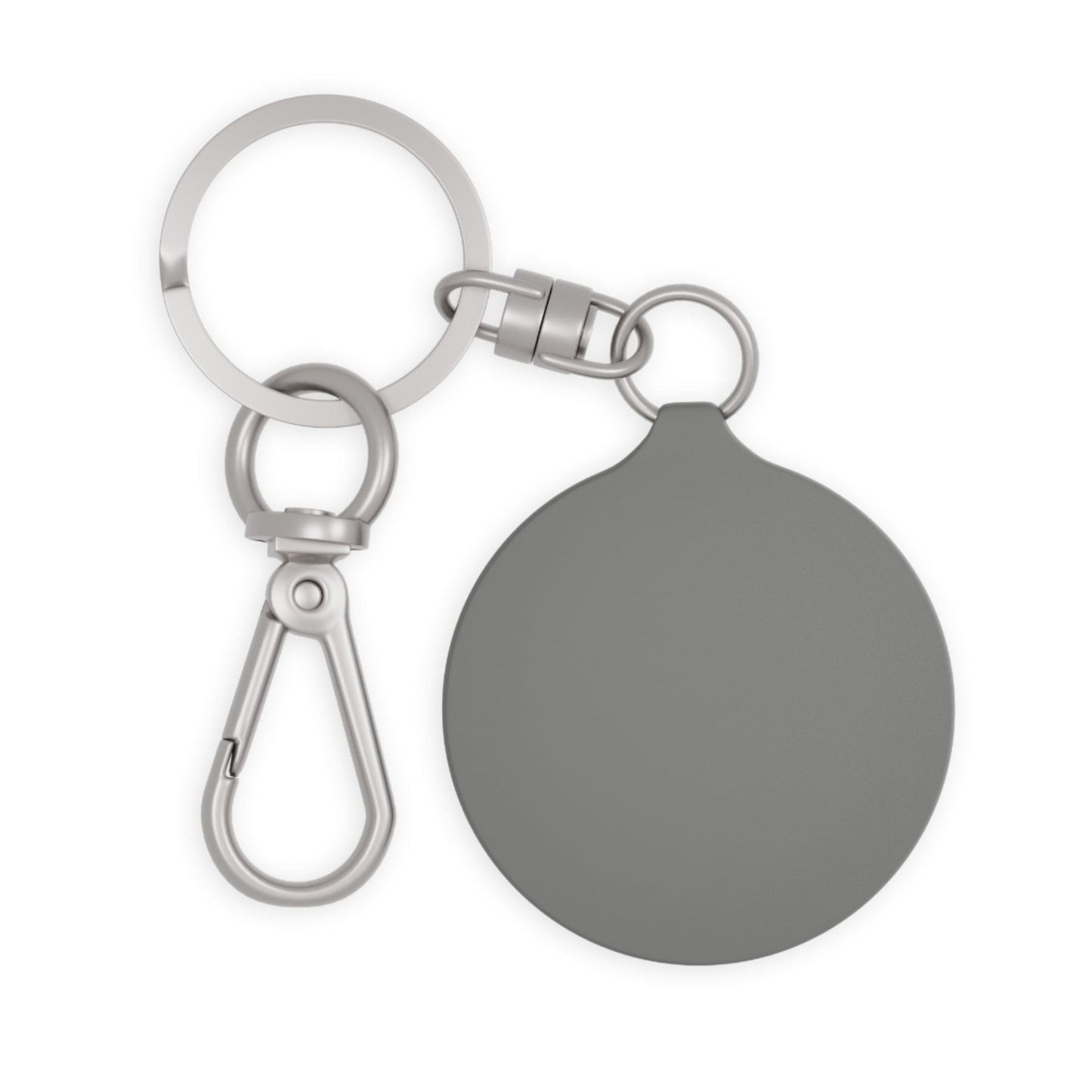 Good Bean Gifts "Drink Coffee, Be Nice, Do Good, Repeat". Keyring Tag (Pink w/gray trim) One size / Grey