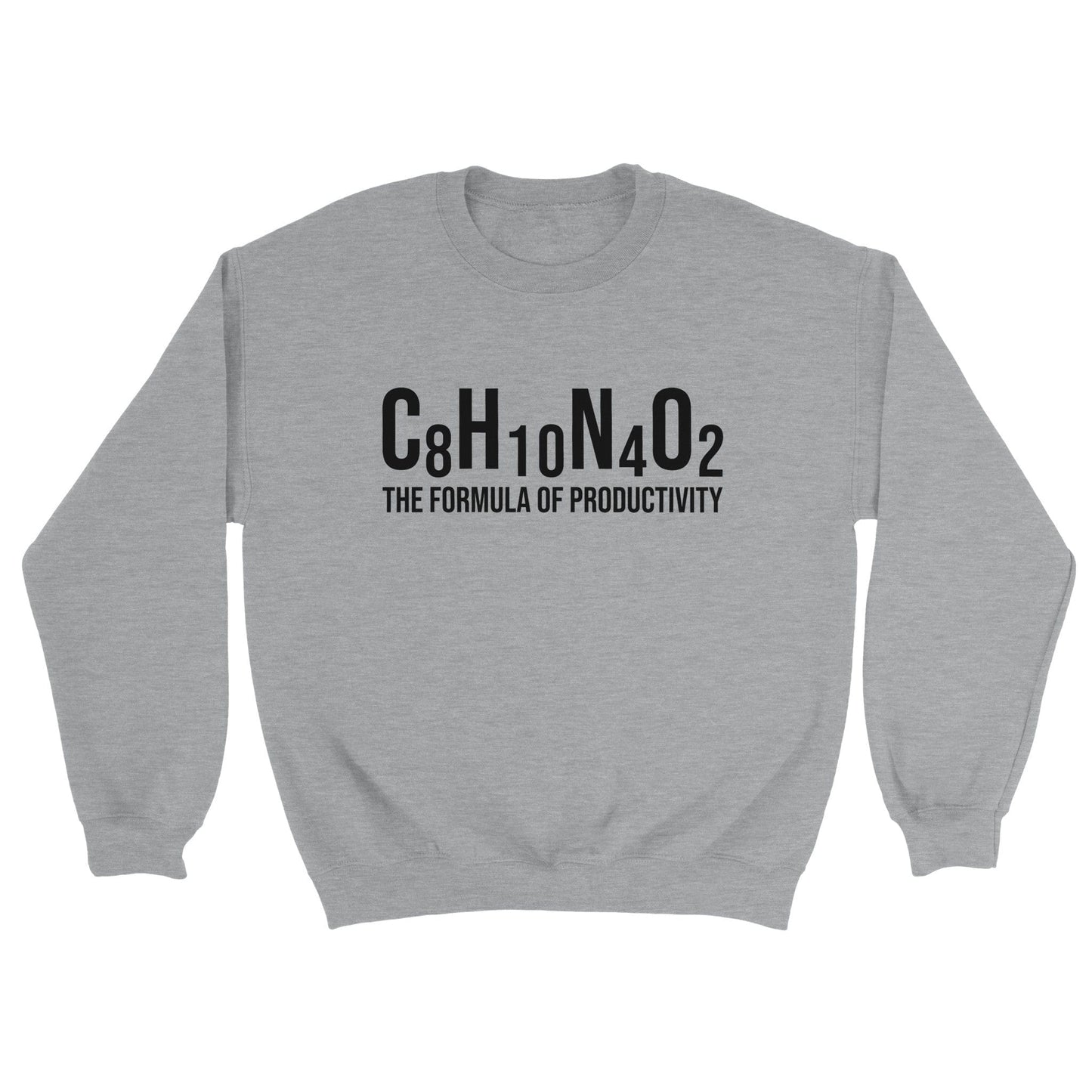 Good Bean Gifts "Formula of Productivity" - Unisex Crewneck Sweatshirt Sports Grey / S
