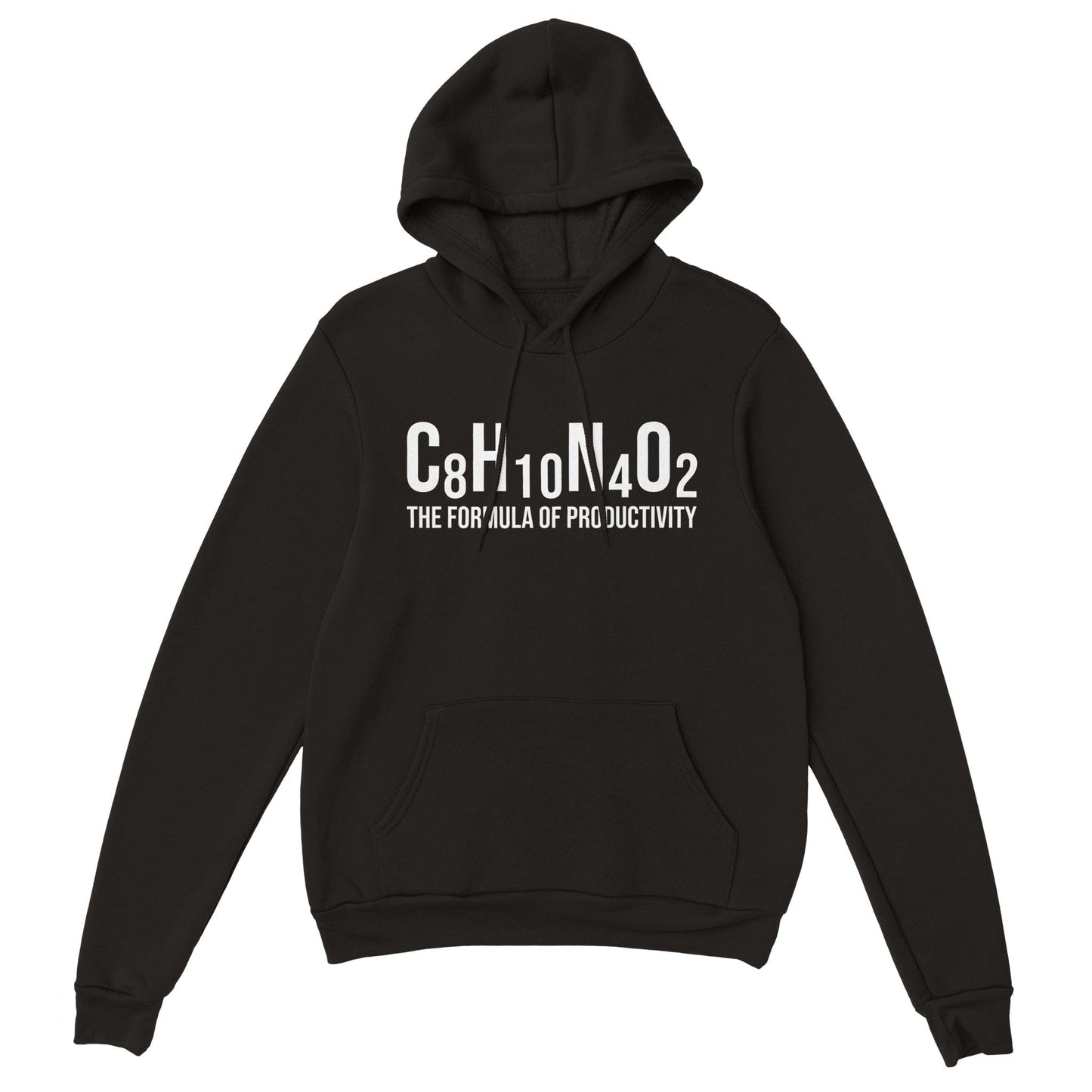 Good Bean Gifts "Formula of Productivity" -Unisex Pullover Hoodie Black / S