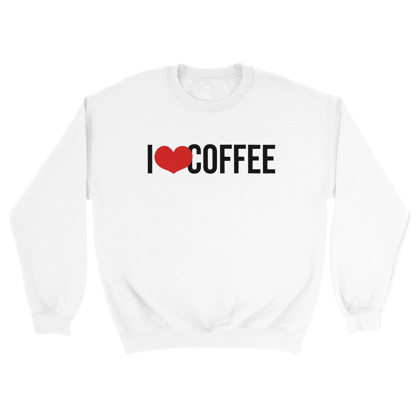 Good Bean Gifts I "Heart" Coffee Classic Unisex Crewneck Sweatshirt White / S