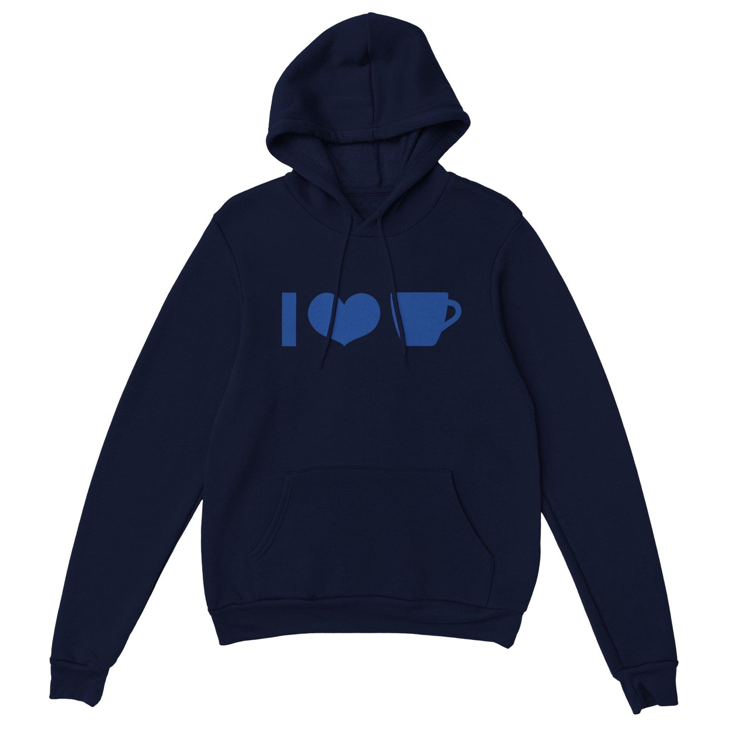 Good Bean Gifts I Heart Coffee Cup ICONS -Unisex Pullover Hoodie S / Navy