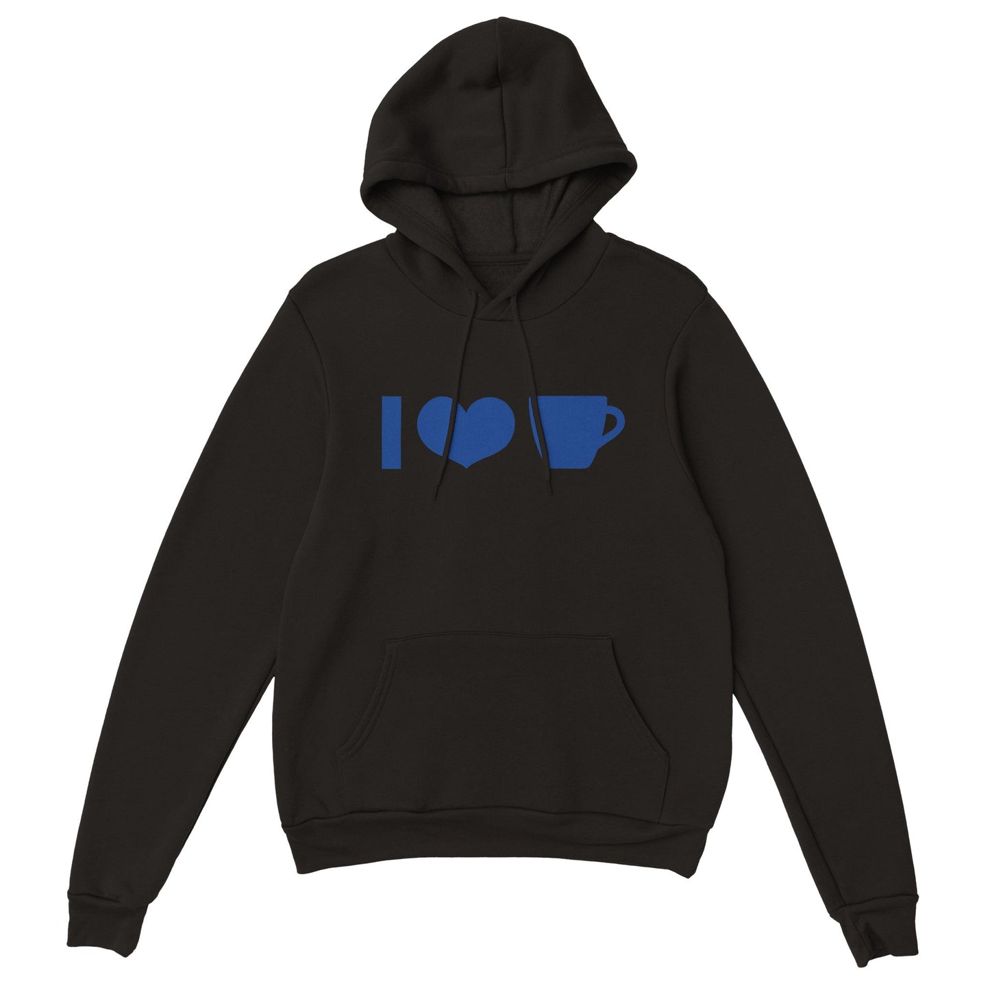 Good Bean Gifts I Heart Coffee Cup ICONS -Unisex Pullover Hoodie S / Black