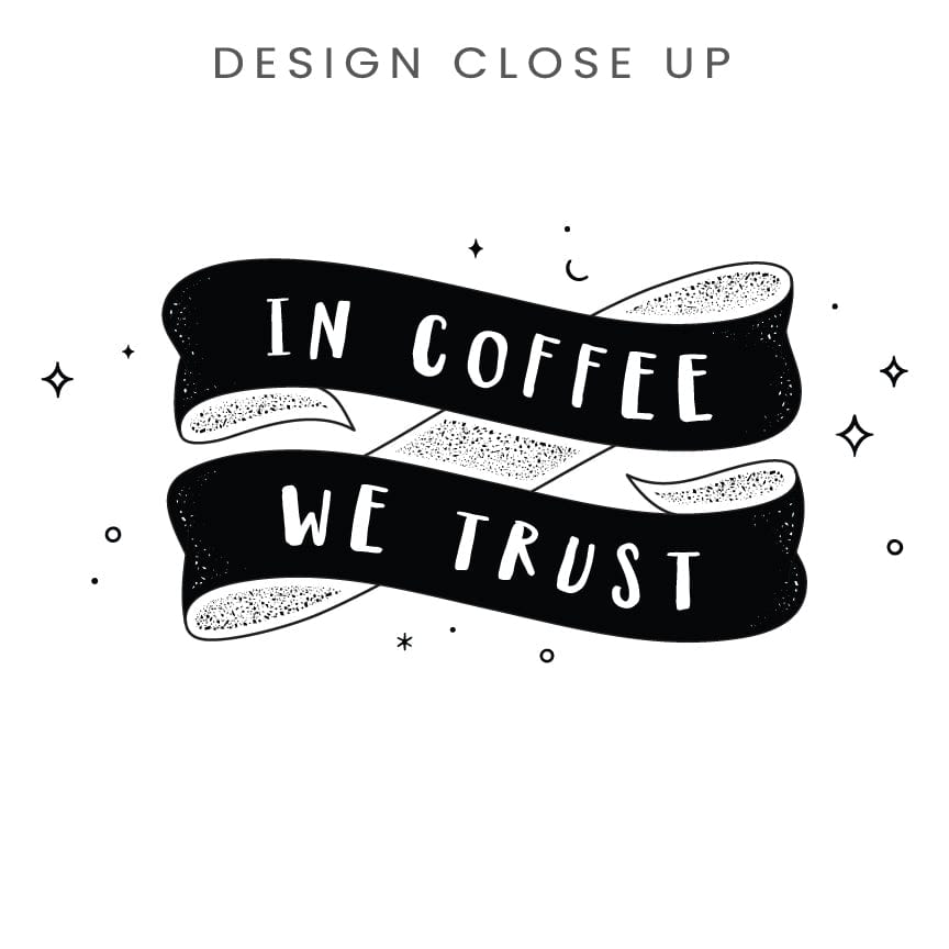 Good Bean Gifts "In Coffee We Trust" Classic Unisex Crewneck Sweatshirt