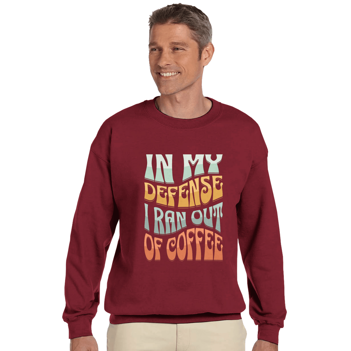 Good Bean Gifts In my defense, I ran out of coffee - Classic Unisex Crewneck Sweatshirt | Gildan® 18000