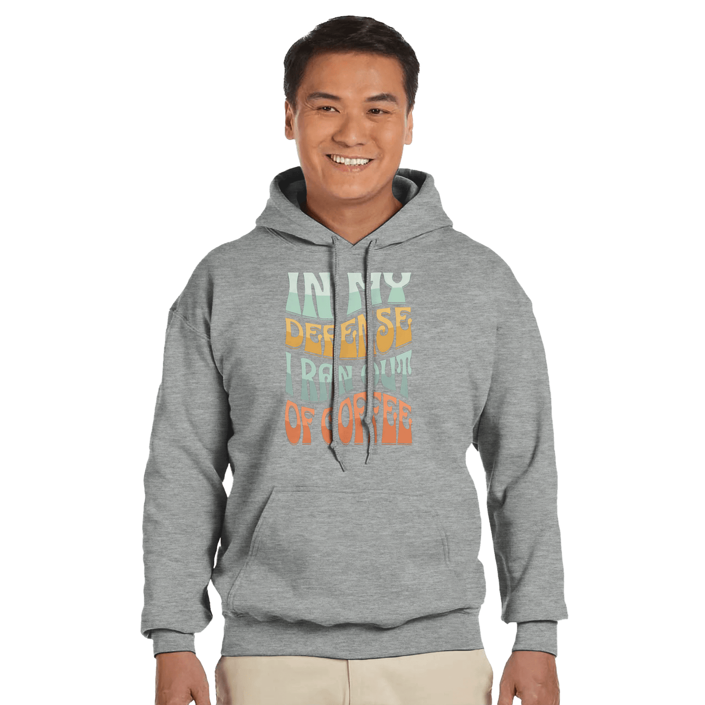 Good Bean Gifts In my defense, I ran out of coffee - Classic Unisex Pullover Hoodie | Gildan® 18500