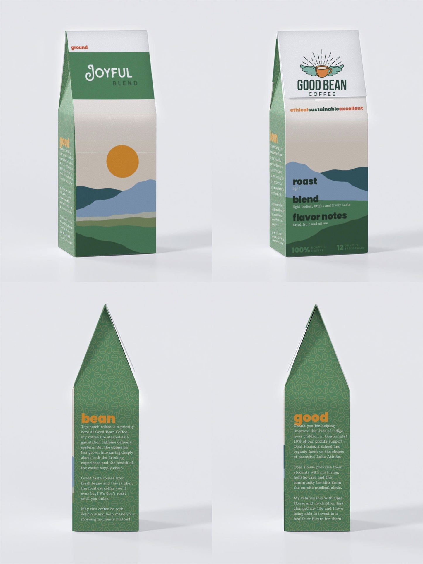 Good Bean Gifts Joyful Light Roast Roast (Ground)