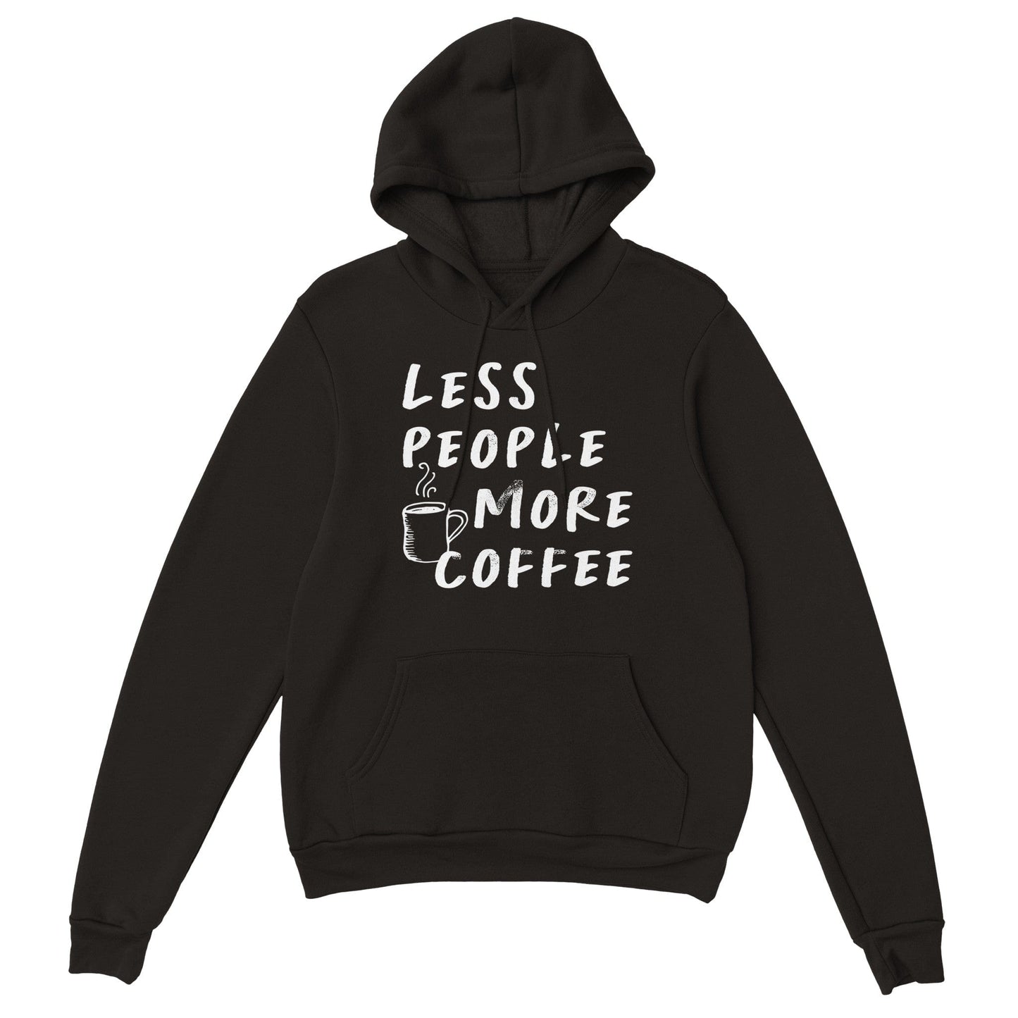 Good Bean Gifts Less People, More Coffee - Classic Unisex Pullover Hoodie Black / M