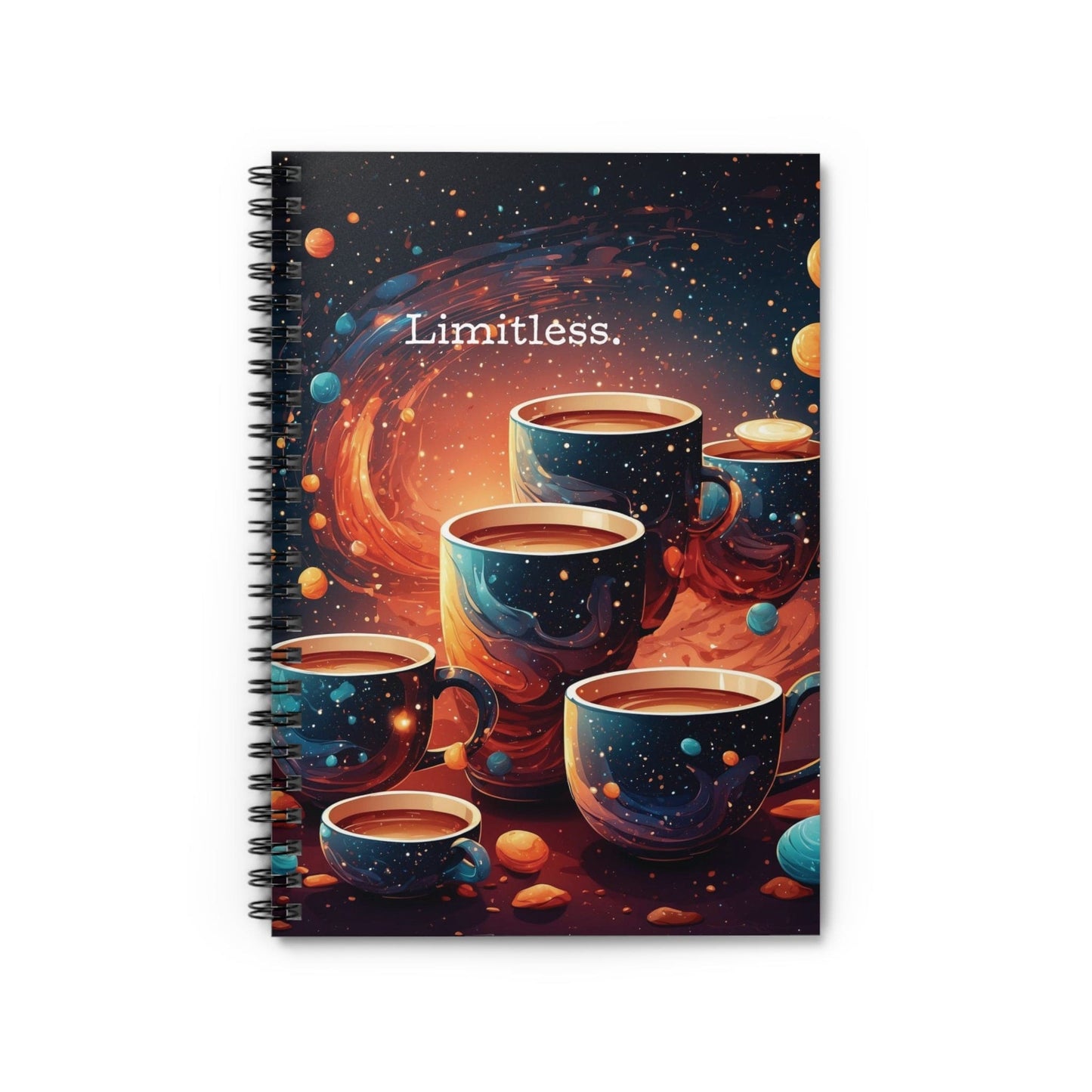 Good Bean Gifts "Limitless" - Spiral Notebook - Ruled Line One Size
