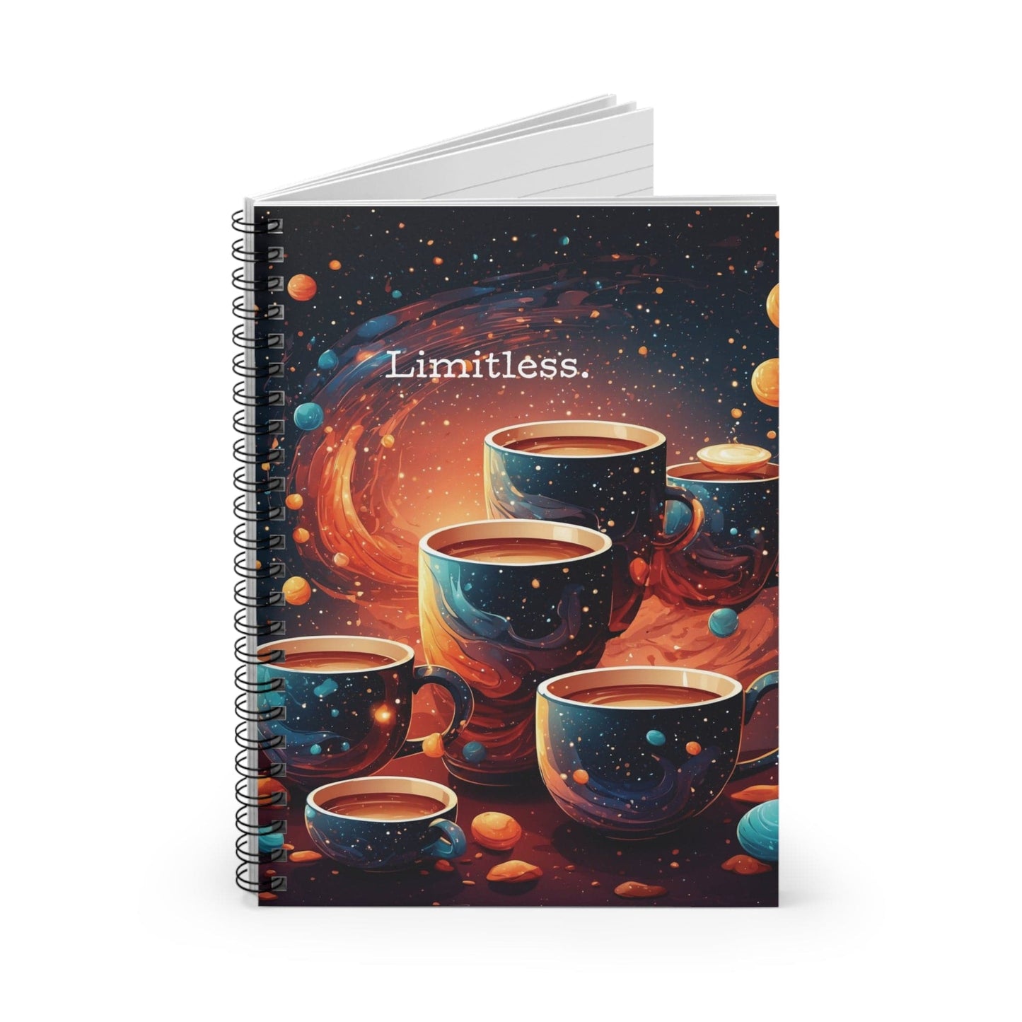 Good Bean Gifts "Limitless" - Spiral Notebook - Ruled Line One Size