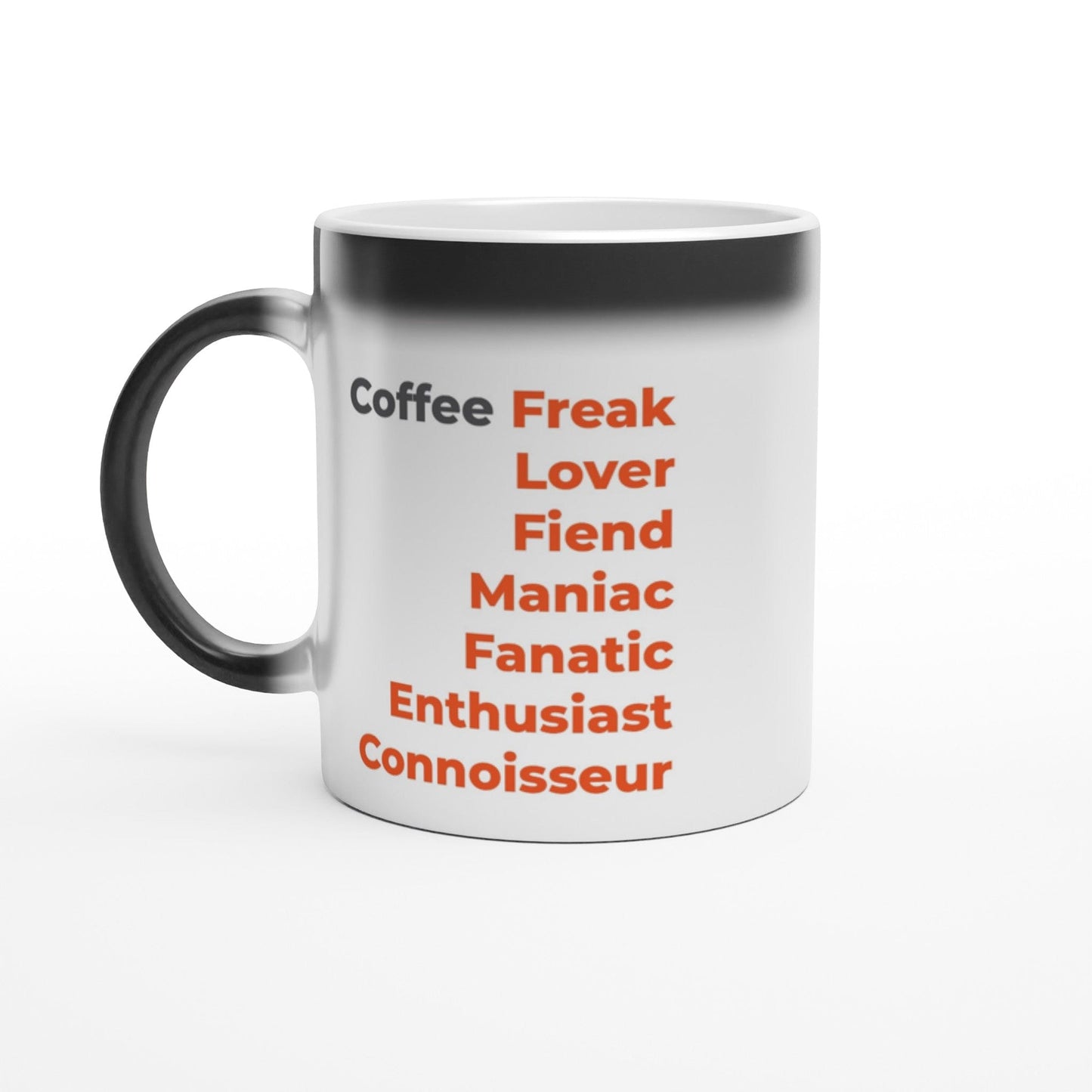 Good Bean Gifts MAGIC "Coffee Freak" White 15oz Ceramic Mug - 11oz Ceramic Mug