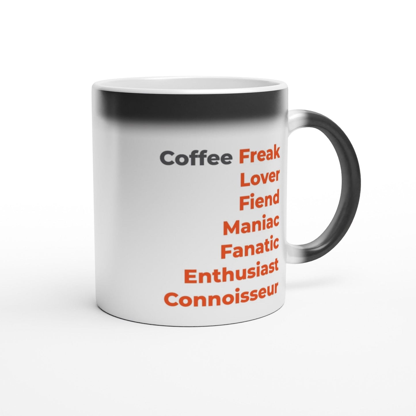 Good Bean Gifts MAGIC "Coffee Freak" White 15oz Ceramic Mug - 11oz Ceramic Mug
