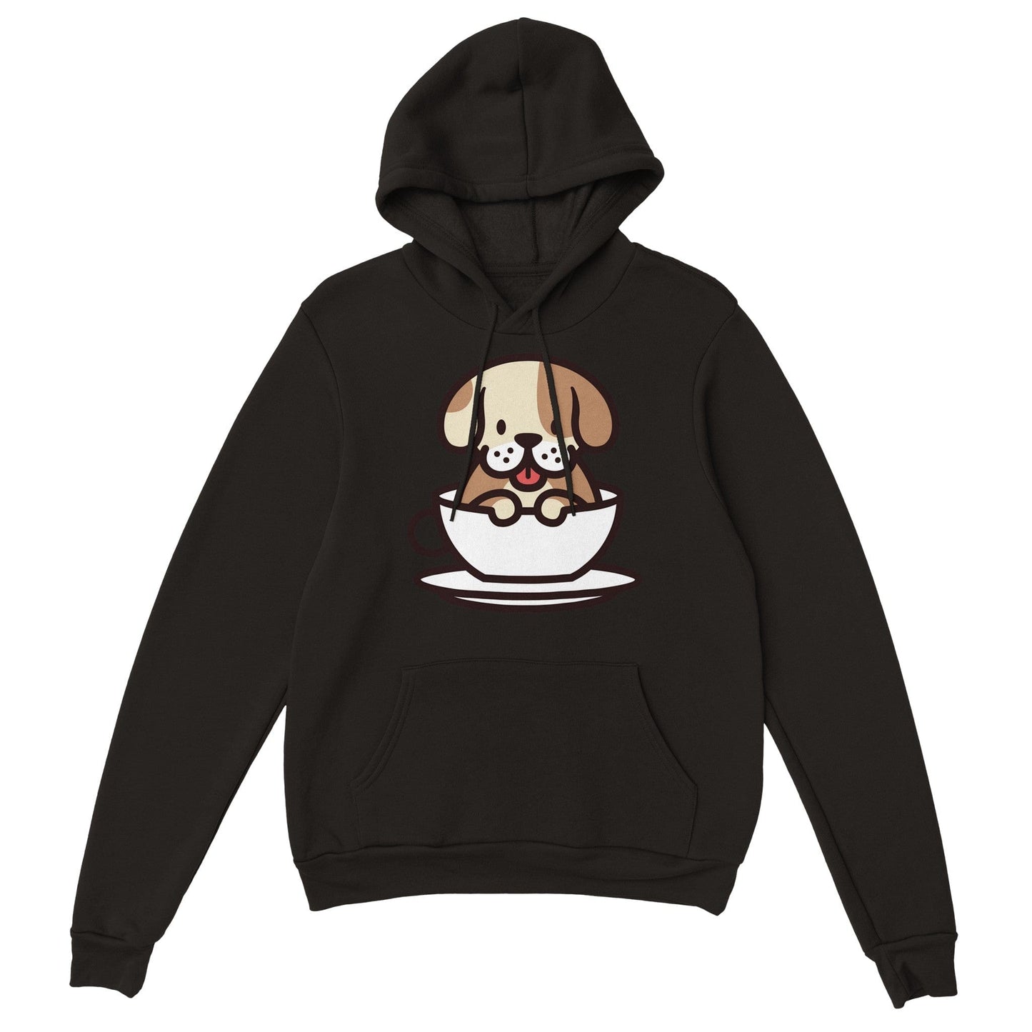 Good Bean Gifts Pup In a Cup - Classic Unisex Pullover Hoodie Black / S