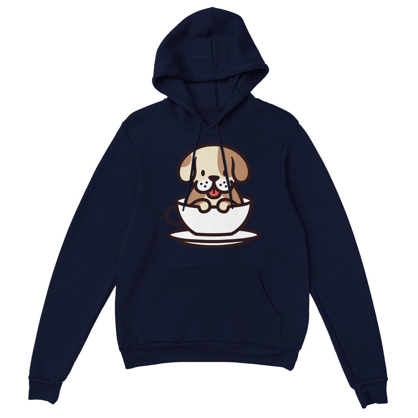 Good Bean Gifts Pup In a Cup - Classic Unisex Pullover Hoodie Navy / S