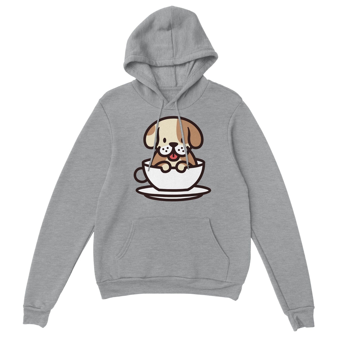 Good Bean Gifts Pup In a Cup - Classic Unisex Pullover Hoodie Sports Grey / S