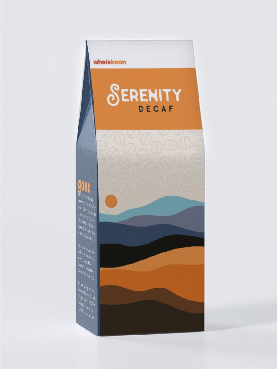 Good Bean Gifts Serenity - Decaf -Whole Bean Whole Bean