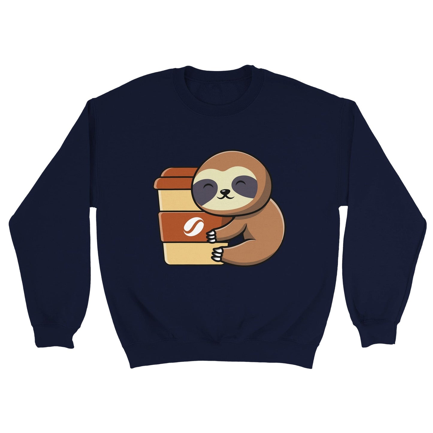 Good Bean Gifts Sloths need coffee! - Classic Unisex Crewneck Sweatshirt S / Navy