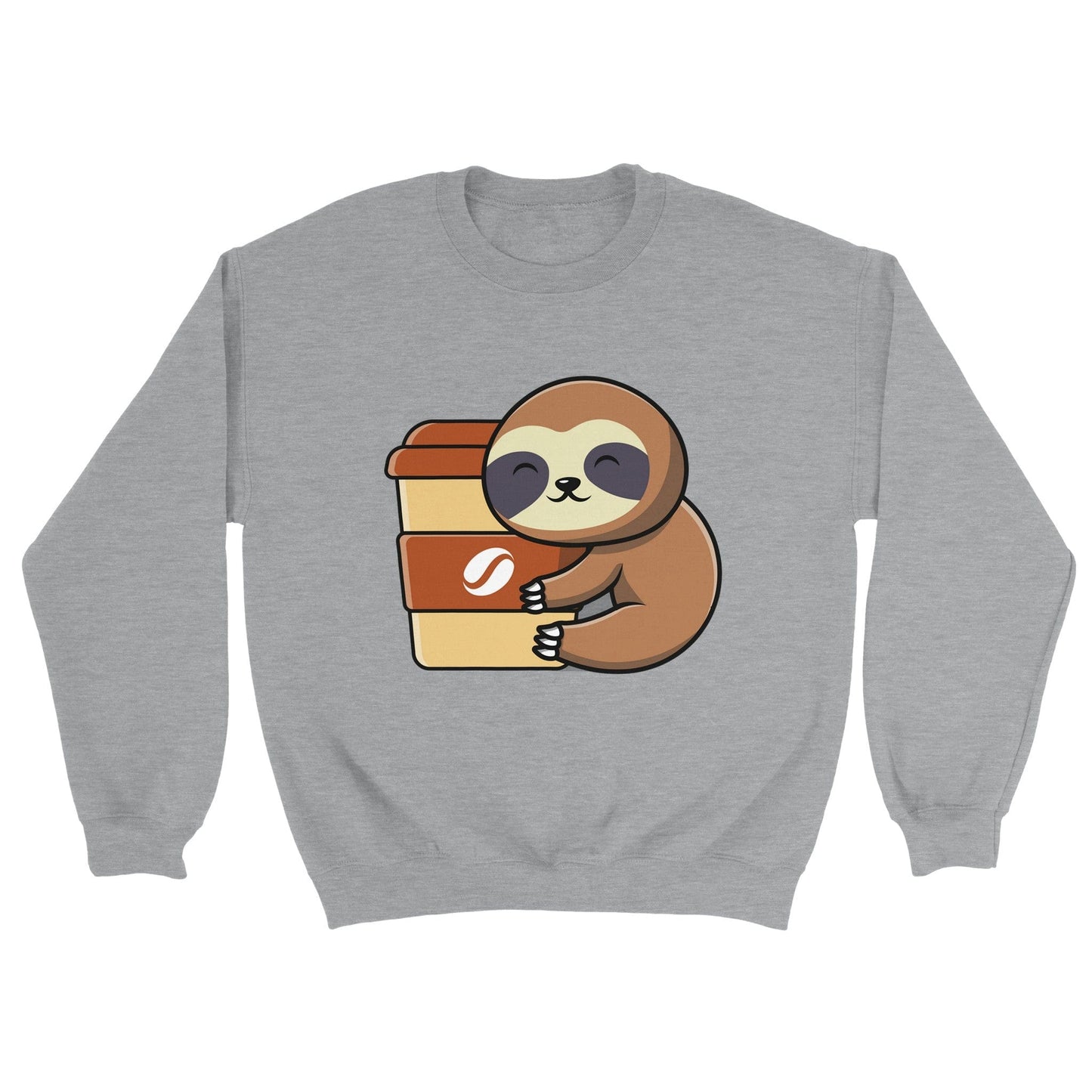 Good Bean Gifts Sloths need coffee! - Classic Unisex Crewneck Sweatshirt S / Sports Grey