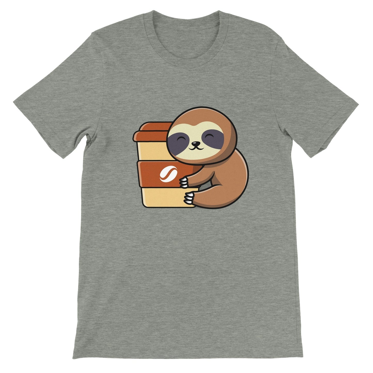 Good Bean Gifts Sloths need coffee! -Unisex Crewneck T-shirt Athletic Heather / S