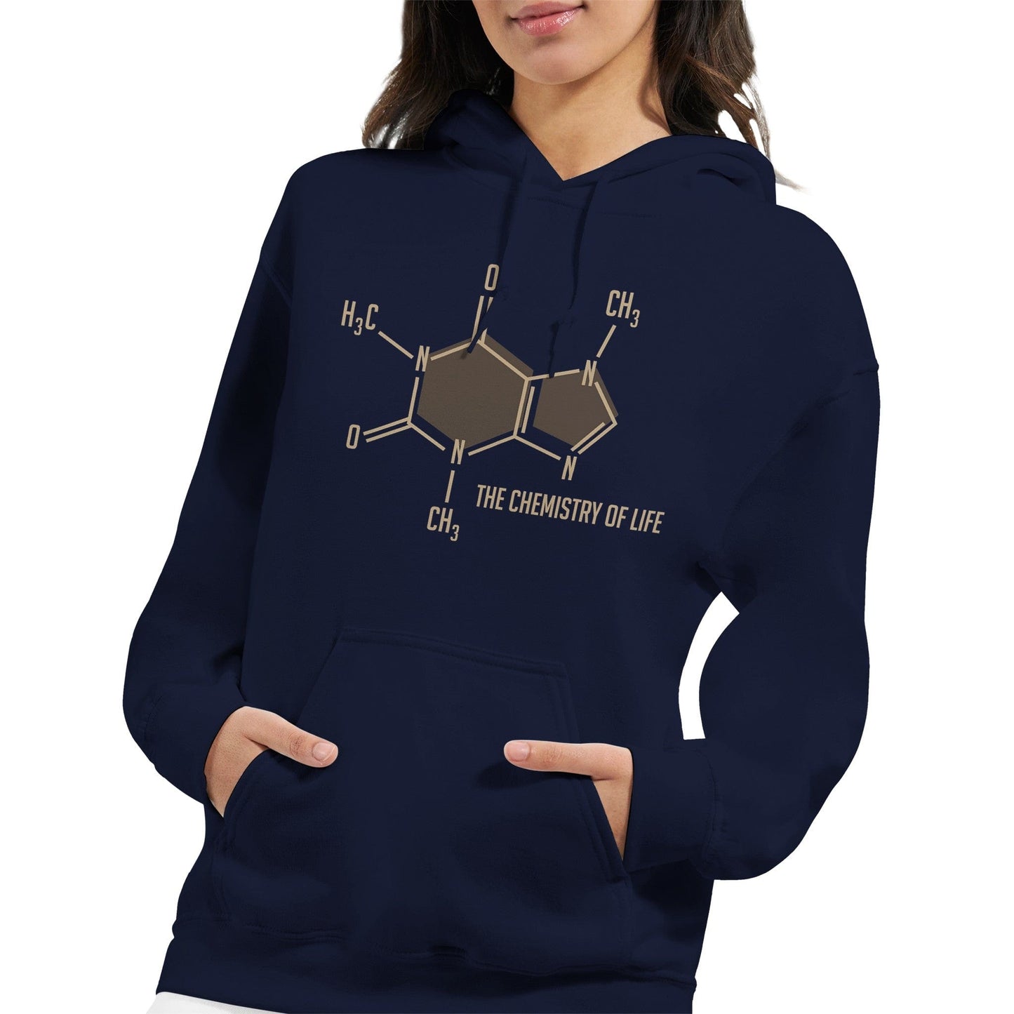 Good Bean Gifts "The Chemistry of Life" - Unisex Pullover Hoodie Navy / S