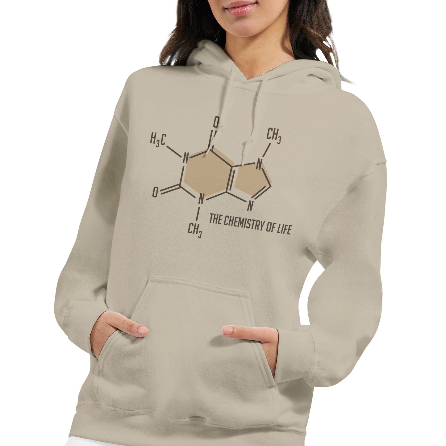 Good Bean Gifts "The Chemistry of Life" - Unisex Pullover Hoodie Sand / S